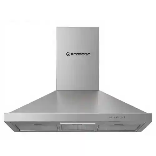 ايكوماتيك شفاط هرمى 90 سم 850 م3/ساعة 3 سرعات ستانلس ستيل H9308B