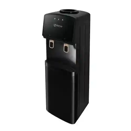 هيرفى مبرد مياه 2 حنفية بثلاجة لون اسود WD-002-10842