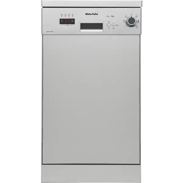 غسالة أطباق وايت بوينت - 10 شخص - فضي - WPD105DS