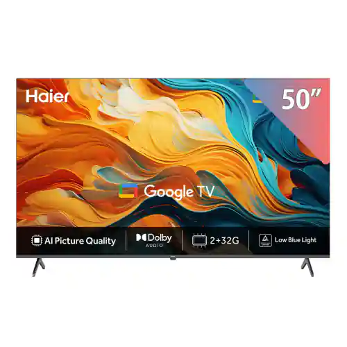 تلفزيون هاير سمارت فائق الدقة 4K مقاس 50 بوصة - H50K85G