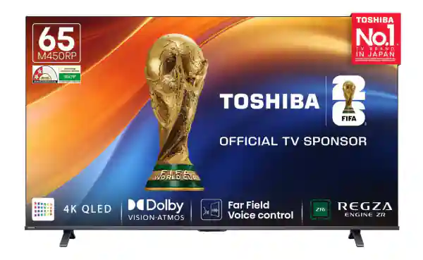 تلفزيون توشيبا سمارت QLED UHD 4K 65بوصة QLED UHD 4K - 65M450RP