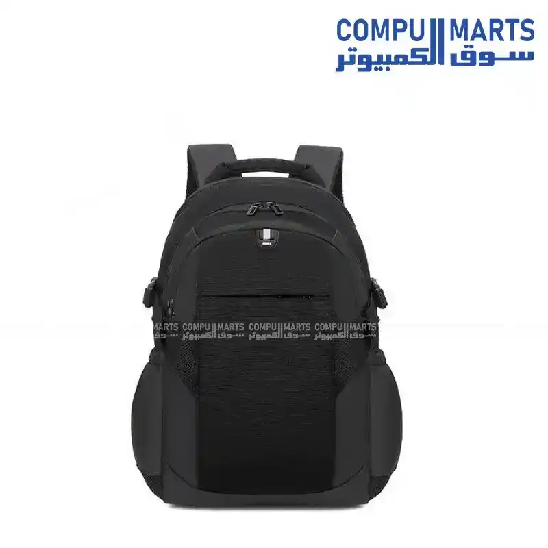 RAHALA 2209 Laptop Backpack 15.6 Inch Waterproof Black