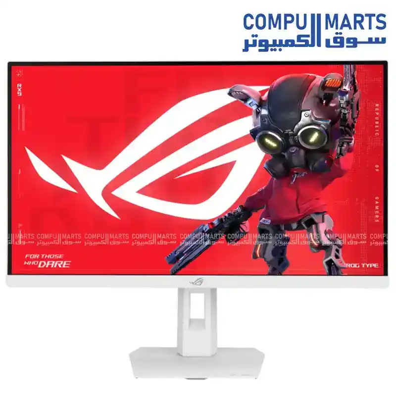 ASUS ROG Strix XG27ACMES-W 27 Inch Fast IPS Gaming Monitor 2560×1440 255Hz HDR10 1ms GTG 0.3ms Min Adaptive-Sync USB-C DisplayHDR 400 Gaming Display