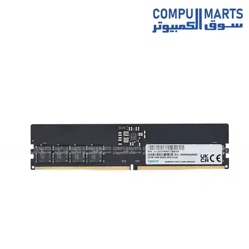 Apacer FL.16G2C.PKH CL46 Desktop RAM - 1.1V DIMM - FL.16G2C.PKH
