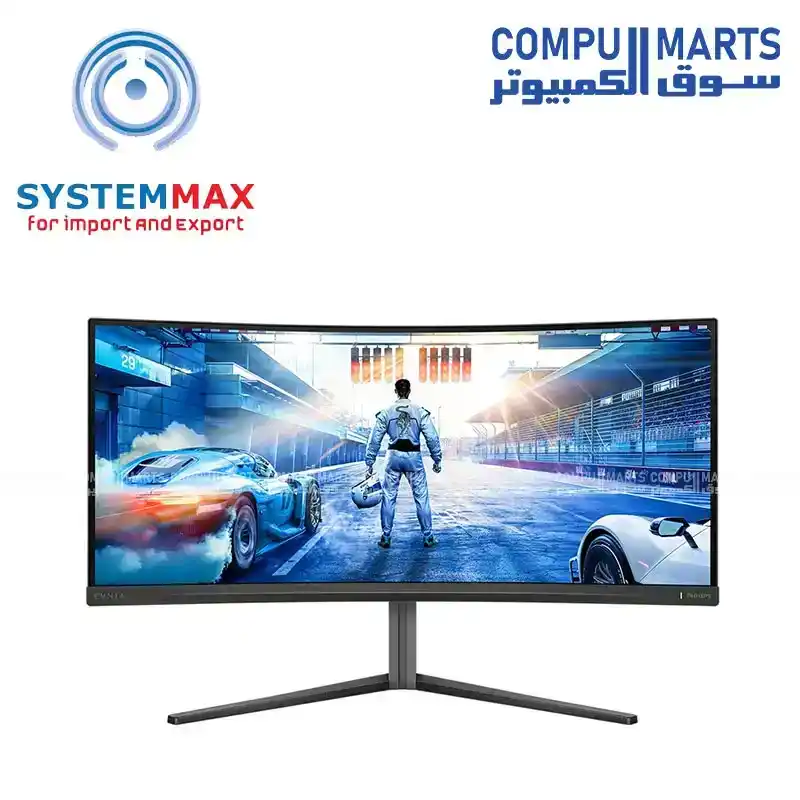 Philips Evnia 34M2C5500Q 34 Inch Curved Ultrawide Gaming Monitor 3440×1440 WQHD 200Hz Fast VA 1500R