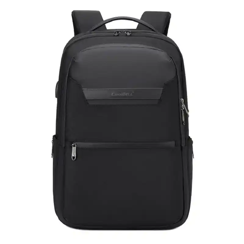 كول بيل CB-8307 15.6 بوصة حقيبة ظهر للابتوب، حقيبة بفصل جاف ورطب، حقيبة ظهر للسفر بسعة كبيرة - أسود