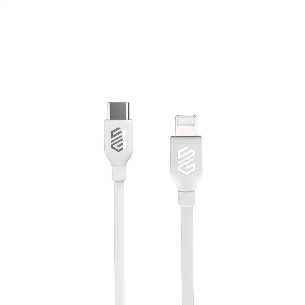 كابل Smart Gate USB-C إلى Lightning بطول 1 متر – Shielded – أبيض