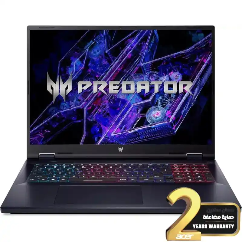 ايسر بريداتور هيليوس نيو 18 انتل كور™i9-14900HX، 16 جيجا، 1024 جيجا اس اس دي، 18 بوصة WQXGA، RTX 4060، ويندوز 11 - اسود