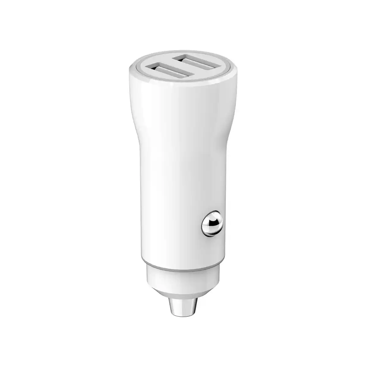 شاحن سيارة RSILOU بقدرة 3.6 أمبير بمنفذي USB (R4503-001) – أبيض