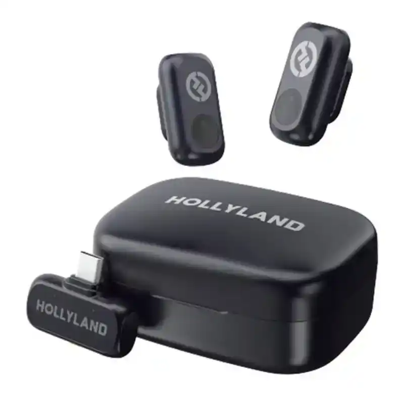 هولي لاند لارك A1 ميكروفون لافالير لاسلكي مزدوج بمنفذ USB-C