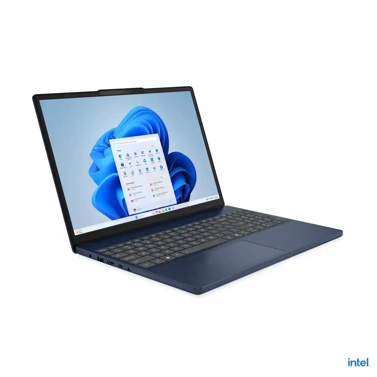 لاب توب Lenovo IdeaPad Slim 3 15IRH10 بمعالج Intel Core i5 وذاكرة 16 جيجابايت وSSD سعة 512 جيجابايت وويندوز 11 - 83K101EUED - أزرق Cosmic Blue