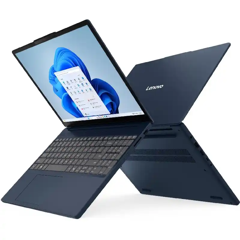 لابتوب لينوفو IdeaPad Slim 3 15IRH10 بمعالج Intel Core i5-13420H، 16GB RAM، 512GB SSD، كارت Intel UHD، شاشة 15.3 بوصة WUXGA، موديل 83K100QPED - أزرق كوني