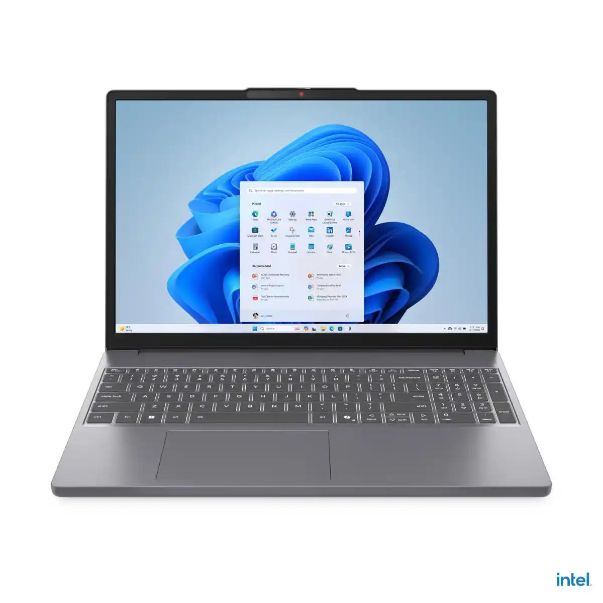 Lenovo IdeaPad Slim 3، Intel Core i7-13620H، رام 8GB، SSD 512GB، شاشة 15.3" WUXGA، موديل 83K100F1ED – Luna Grey