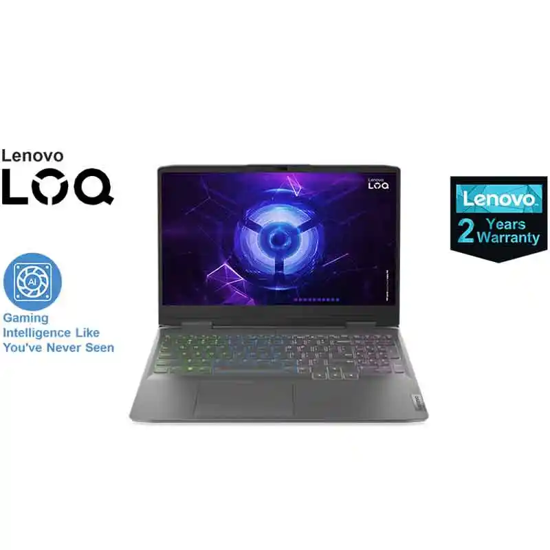 لينوفو 83DV008QED-LOQ 15IRX9 معالج Intel® Core™ I7-13650HX، RAM 16GB، 512GB SSD، NVIDIA®RTX3050، 15.6" FHD - رمادي لونا