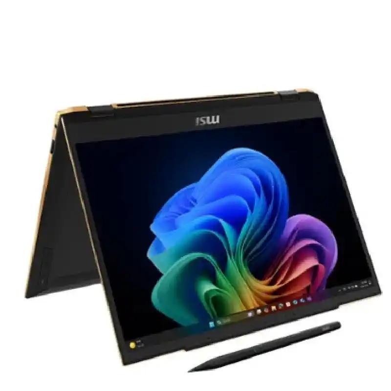 لابتوب MSI Summit 13 AI+ Evo A2VMTG بمعالج Intel Core Ultra 9 288V، 32GB، 1TB SSD، كارت Intel Arc 140V، شاشة 13.3 بوصة FHD+، ويندوز 11 - أسود