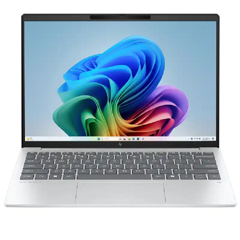 لابتوب HP OmniBook بمعالج AMD Ryzen AI 5 340، 16GB RAM، 512GB SSD، كارت AMD Radeon 840M، شاشة 13.3 بوصة 2K، ويندوز 11، موديل 13-bg1003ne - فضي (ضمان 3 سنوات)