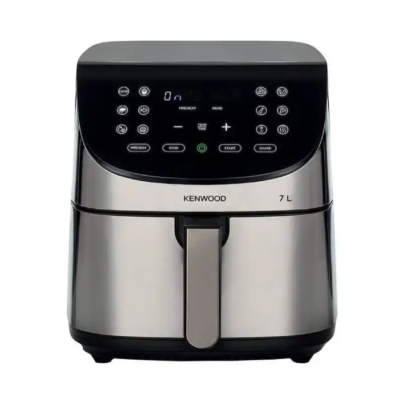 قلاية هوائية وشواية Kenwood سعة 7 لتر – 1800 وات – رقمية – HFM80.000SS – فضي وأسود