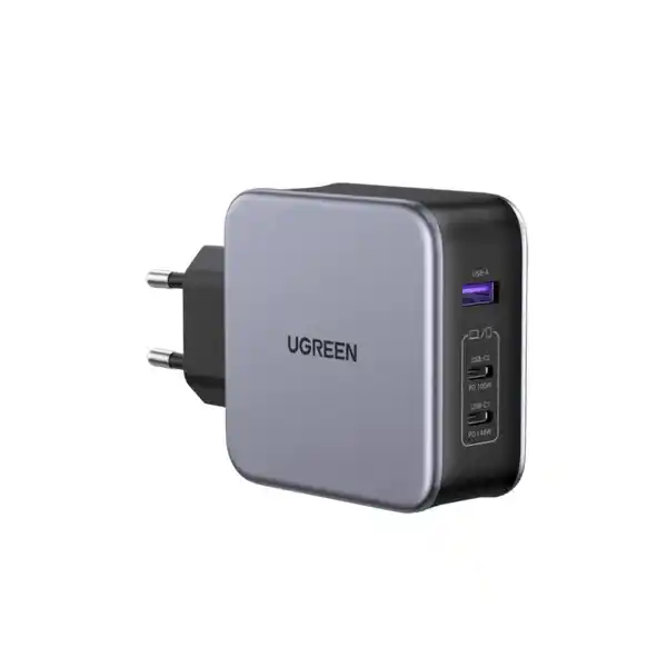 شاحن حائط UGREEN Nexode، 3 منافذ USB، قدرة 140 واط، موديل CD289 – أسود