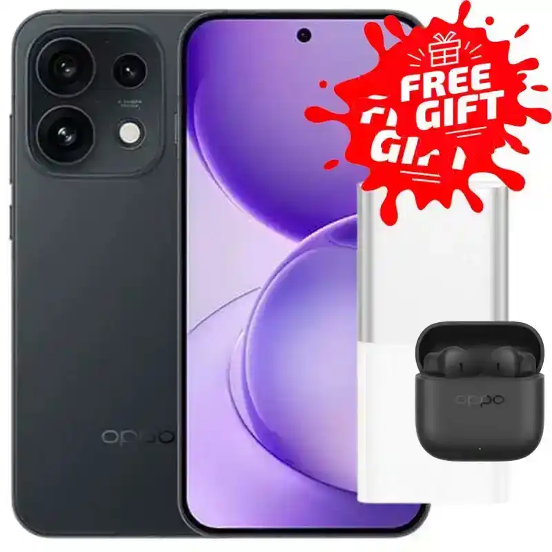 اوبو رينو 16 برو 5G مع هديه مجانيه (باور بنك اوبو 12000 MAH 100W  + اوبو انكو بادز 3)