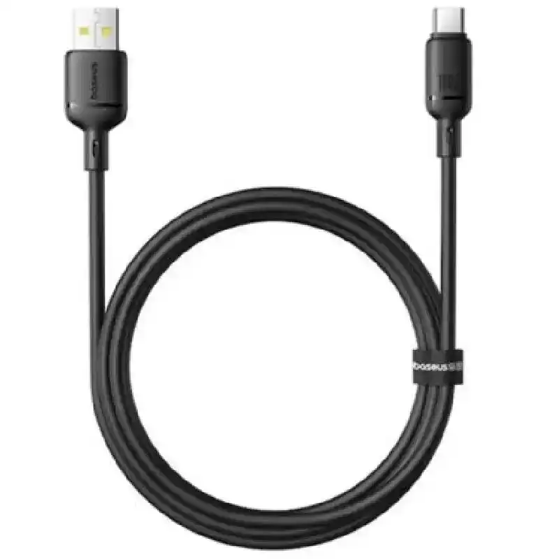 بايسوس Silky Series كابل، من USB-A إلى Type-C، 3 أمبير، 1 متر