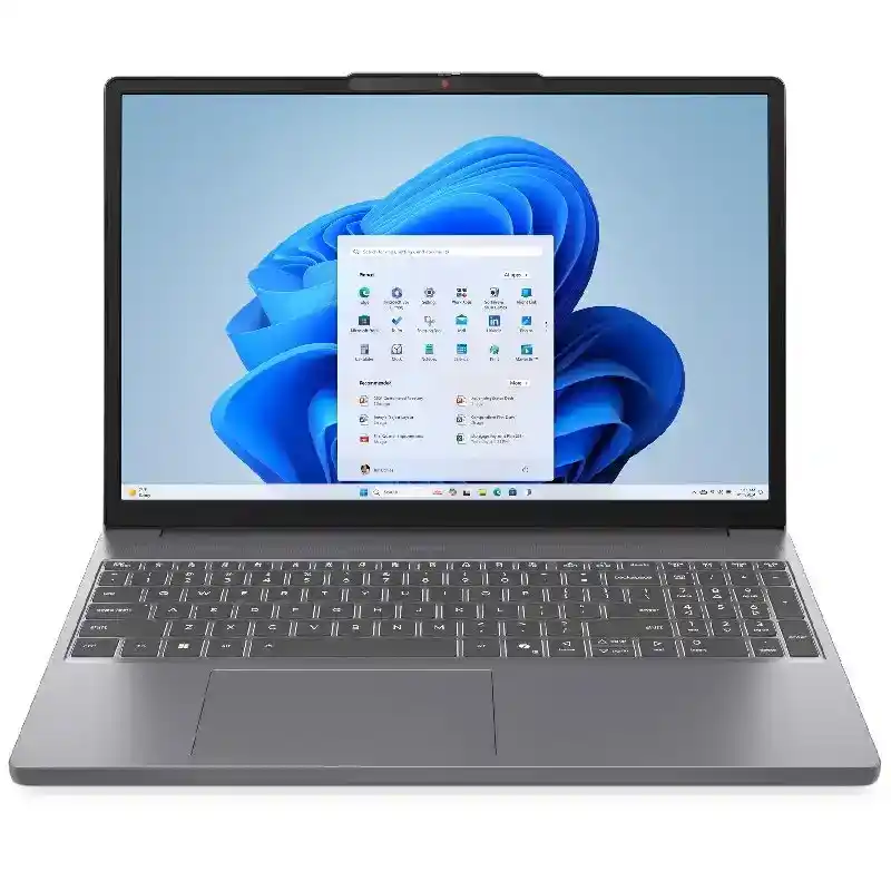 لابتوب لينوفو Slim 3 بمعالج Intel Core i7-13620H، 16GB RAM، 512GB SSD، كارت UHD، شاشة 15.3 بوصة WUXGA، موديل 83K100F0ED - رمادي لونا مع هدية ماوس وحقيبة