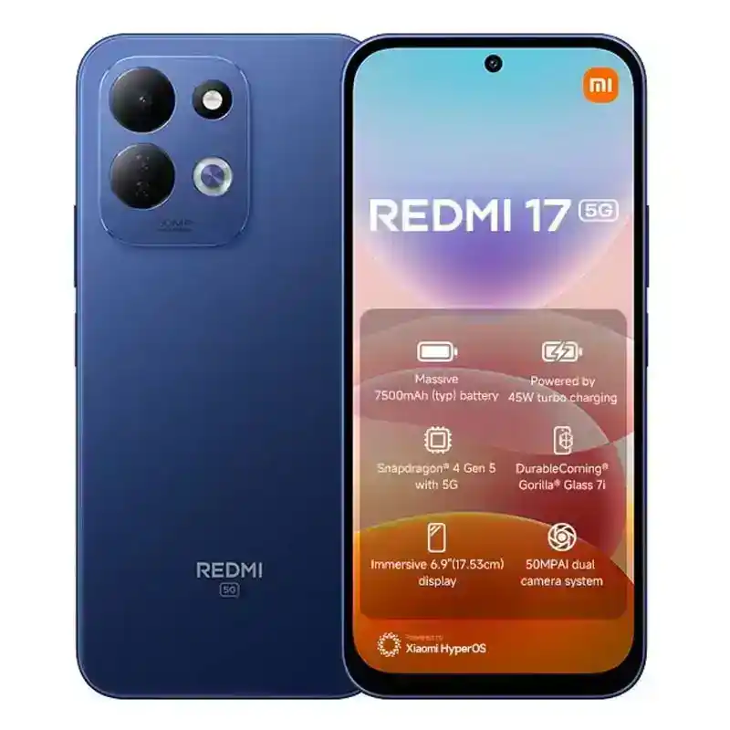 ريدمي 17 5G  (هديه مجانيه شاومي بادز 8 اكتف )