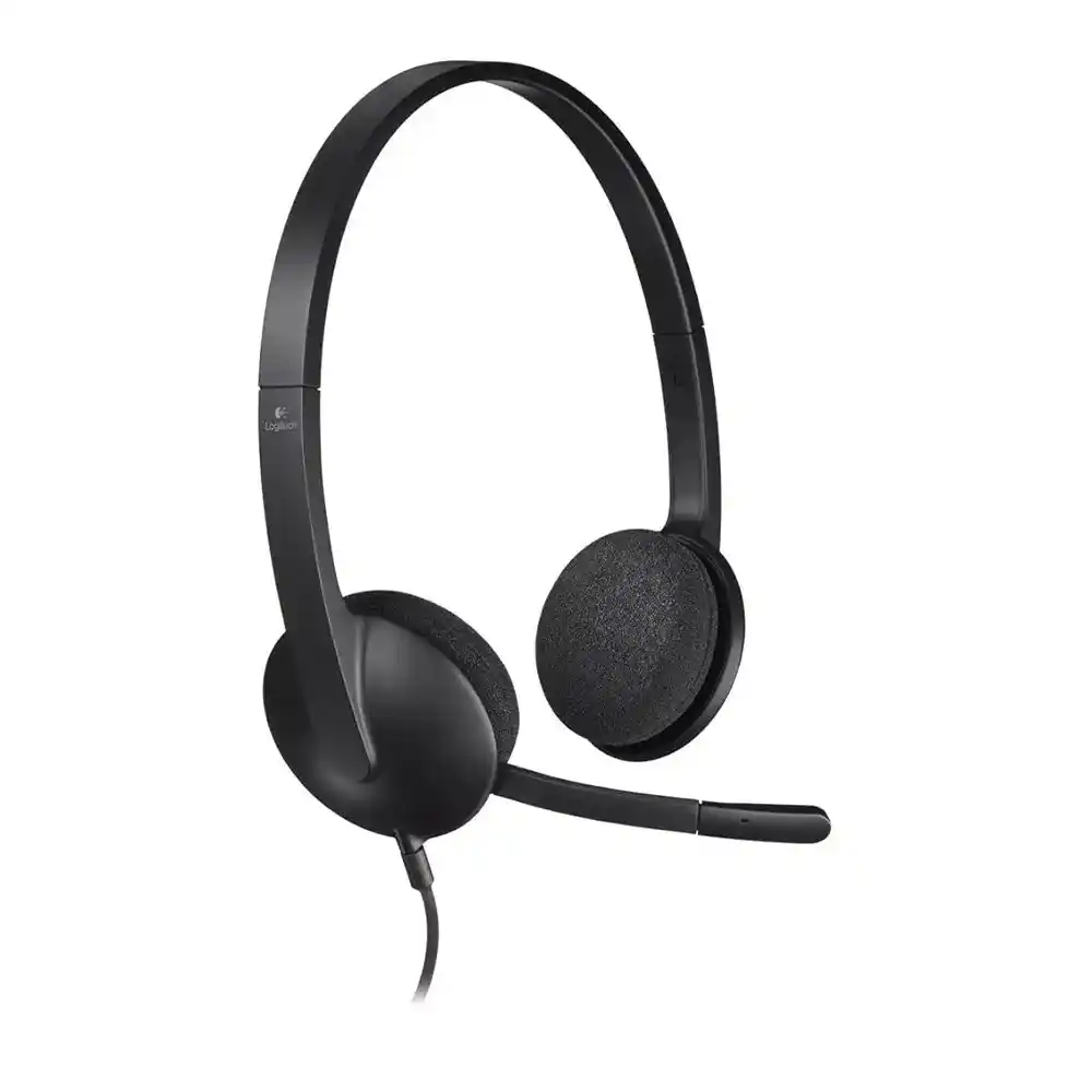 سماعة رأس سلكية بمنفذ USB من لوجيتك H340