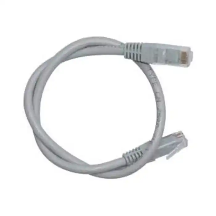 كابل شبكة D-Link UTP Cat6 بطول 1 متر 24AWG مجدول PVC RJ45 مطلي بالذهب بسرعة 1 جيجابت/ثانية - رمادي