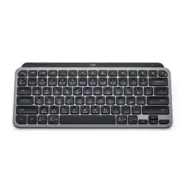 Logitech MX KEYS MINI كيبورد Wireless 2.4GHz + Bluetooth 75% Arabic Layout Graphite