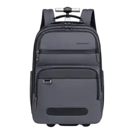 Arctic Hunter شنطة ظهر بعجلات LG00656-1 15.6" مقاومة للماء منفذ USB سعه 27 لتر رمادى