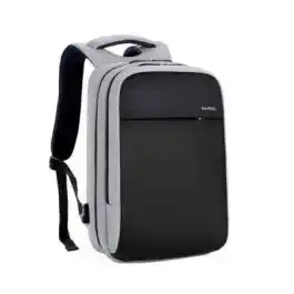 شنطة لاب توب "MEINAILI 1802 15.6 ضد الماء منفذ USB رمادي & أسود