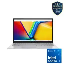 لابتوب أسوس Vivobook X1504MA-BQ857W معالج Intel Core 7-350 رام 8GB DDR5 تخزين 512GB SSD كارت الشاشة Intel Graphics شاشة "15.6 FHD 60Hz نظام تشغيل Windows 11 فضي