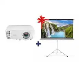 بينكيو جهاز عرض MX550 - XGA 3600 ANSI وشاشة عرض عالية الدقة 180x180 مع حامل ثلاثي القوائم