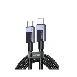 كابل شحن سريع UGREEN USB-C to USB-C PD 100W 5A Max بطول 1 متر - رمادي