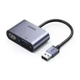 محول UGREEN 20518 من USB 3.0 إلى HDMI+VGA
