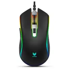 ماوس Rapoo V25S ألعاب سلكي حتى 7000 DPI - أسود