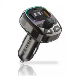 شاحن سيارة جريين MP3 بقوة 55 واط ومؤشر LED أسود – GE-Y085