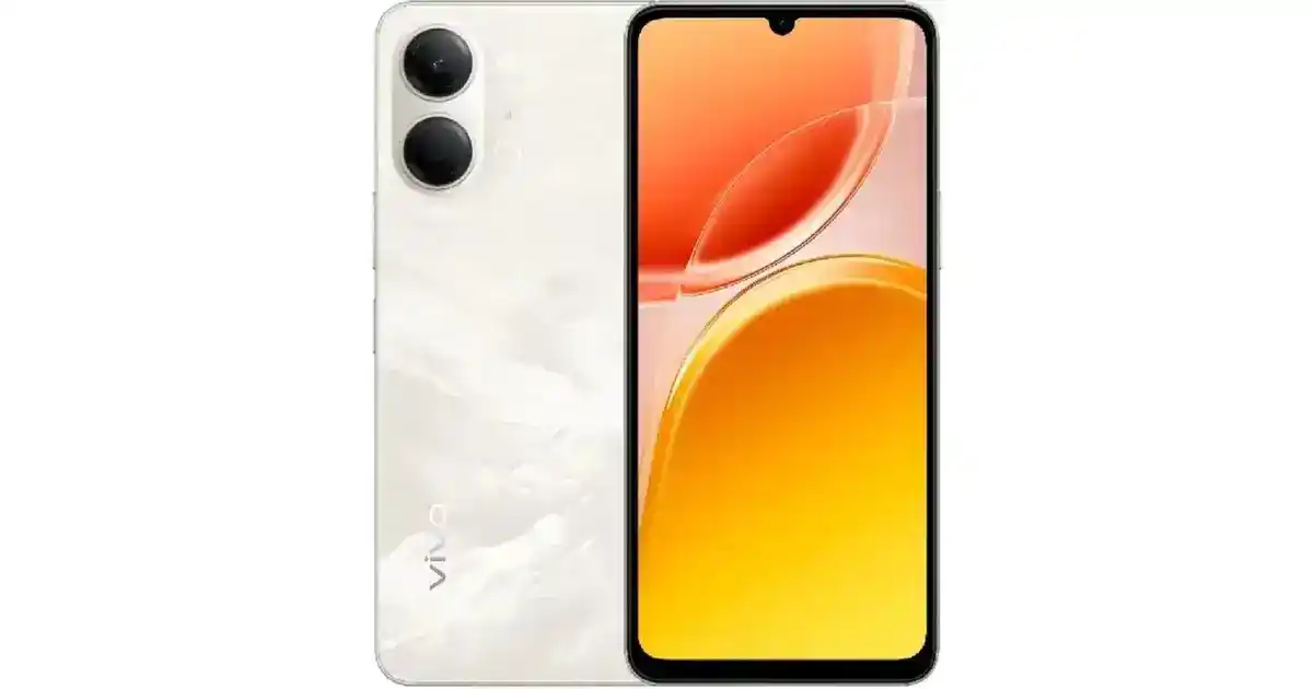 فيفو Y05 (64 جيجابايت، 4 جيجابايت) ثنائي الشريحة يدعم 4G لون أبيض