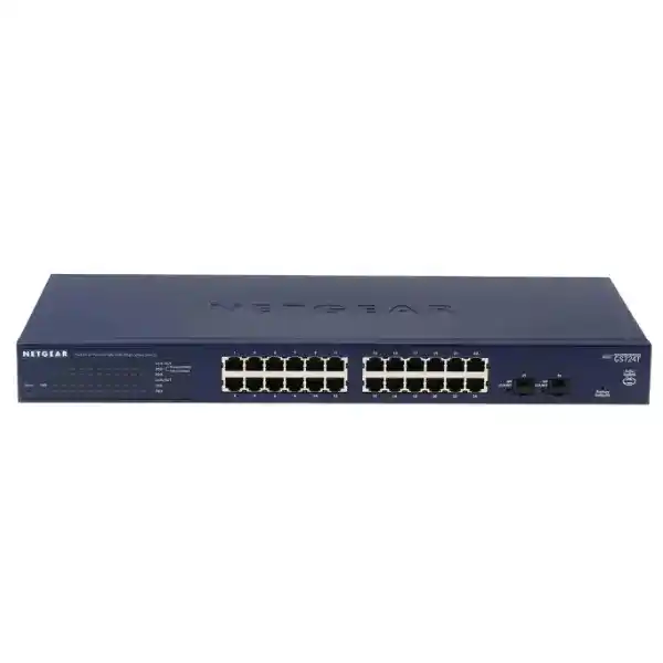 نت جير GS724T سويتش سمارت مزود بـ 24 منفذ جيجابت مع منفذين SFP