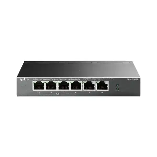 تي بي لينك TL-SF1006P سويتش PoE+ مزود بـ6 منافذ بسرعة 10/100 ميجابايت