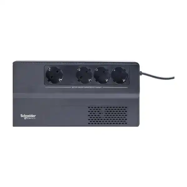 شنايدر BVS650I-GR مزود طاقة يو بي اس، 650 فولت امبير/375 واط، 230 فولت، بـ 4 مخارج CEE 7/3 Schuko
