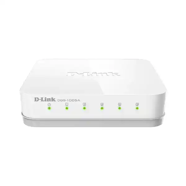 دي لينك DGS-1005A سويتش Unmanaged، مزود بـ5 منافذ جيجابايت