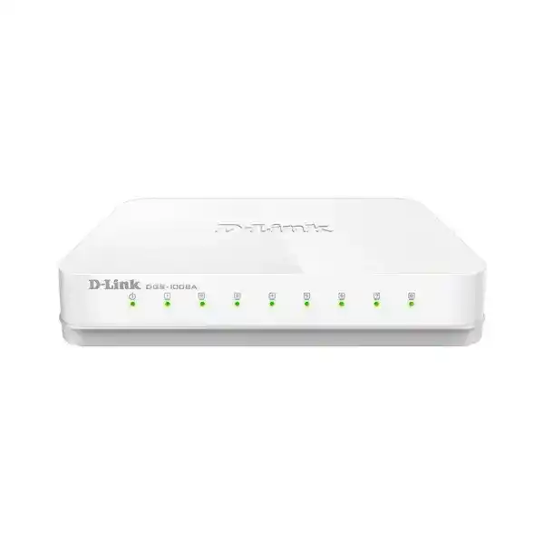 دي لينك DGS-1008A سويتش 8 منافذ جيجابايت