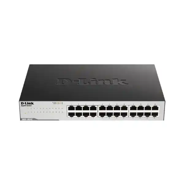 دي لينك DGS-1024C سويتش Unmanaged، مزود 24 منفذ جيجابايت