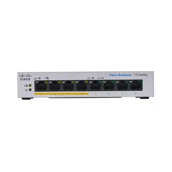 سيسكو CBS110-8PP-D سويتش Unmanaged PoE، مزود بـ8 منافذ جيجابايت ايثرنت