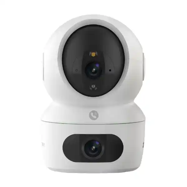 ايزفيز H7c Dual 2K⁺ كاميرا مراقبة منزلية واي فاي ثنائية العدسة بدقة 4 ميجابكسل مع خاصية التحريك والإمالة