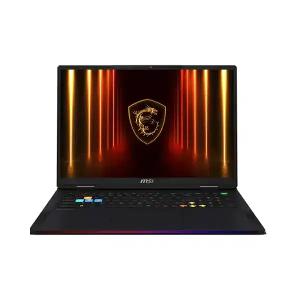 ام اس اي رايدر 18 HX AI A2XWJG لابتوب جيمنج انتل كور الترا 9 275HX هارد 2 تيرابايت اس اس دي 64 جيجابايت رام نفيديا جي فورس ار تي اكس 5090 18 بوصة يو اتش دي+ ويندوز 11 - اسود