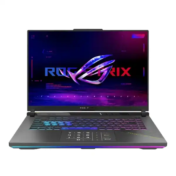 اسوس روج ستريكس G16 G614PH-RV659W لابتوب جيمنج اي ام دي رايزين 9 8940HX هارد 512 جيجابايت اس اس دي رام 16 جيجابايت نيفيديا جيفورس ار تي اكس 5050 16" بوصه فل اتش دي ويندوز 11 - رمادي