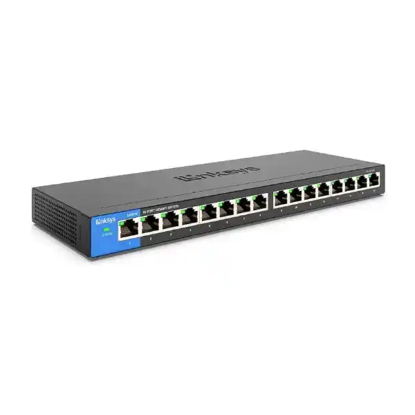 لينكسيس LGS116 سويتش Unmanaged​، مزود بـ 16 منفذ جيجابايت