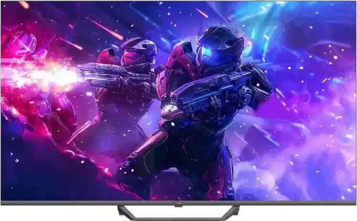 شاشة هاير 75 بوصة سمارت 4K QLED بدون فريم H75S80FUX - رسيفر داخلي